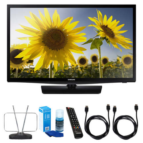 Samsung 24` 720p HD Slim LED TV-UN24H4000 w/ TV Cut the Cord Bundle