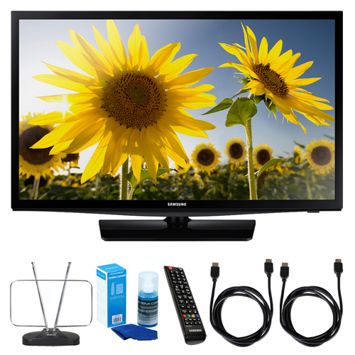 Samsung 28` 720p HD Slim LED Smart TV - UN28H4500 w/ TV Cut the Cord Bundle