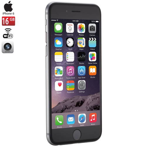 Apple iPhone 6, Gray, 16GB, Sprint 1-Year Warranty - MG692LL/A - Certified Refurbished