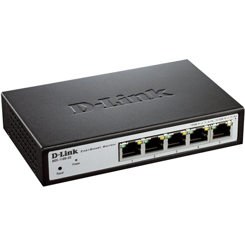 D-Link 5-Port Easy Smart Gigabit Ethernet Switch - DGS-1100-05