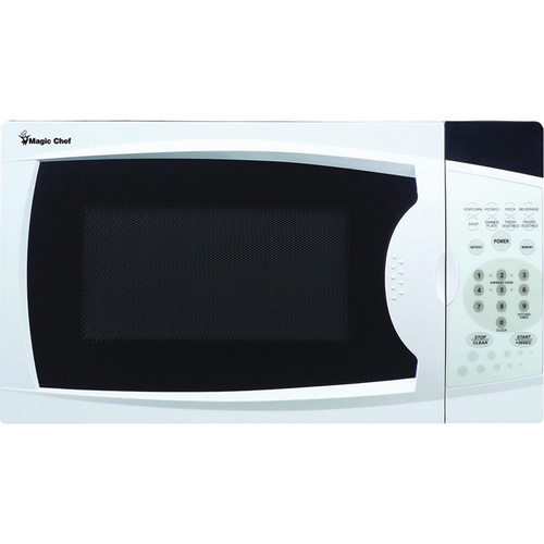 Magic Chef 0.7 Cu. Ft. Microwave Oven in White with Digital Touch - MCM770W
