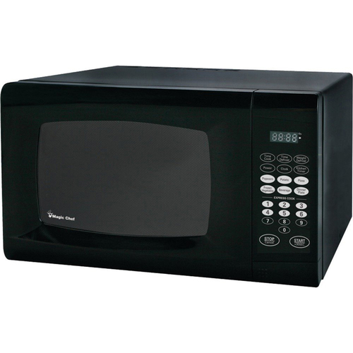 Magic Chef 0.9 Cu. Ft. 900-Watt Microwave Oven in Black with Digital Touch - MCM990B