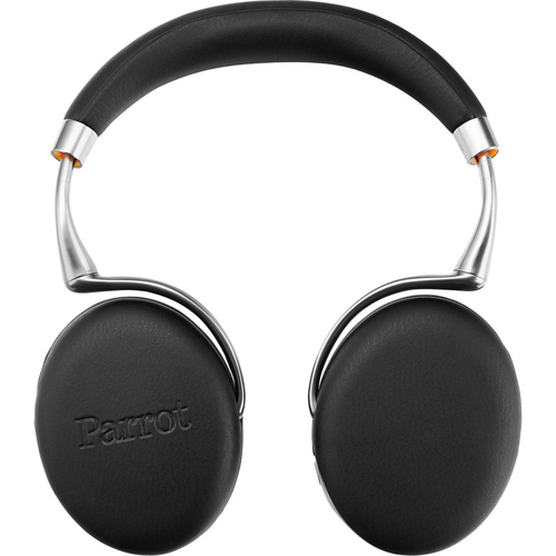 Parrot Zik 3 Bluetooth Headphones w/ Wireless Charger (Black Leather-Grain) - OPEN BOX
