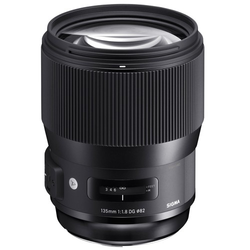 Sigma 135mm F1.8 DG HSM ART Full Frame Telephoto Lens for Nikon Mount (240-955)