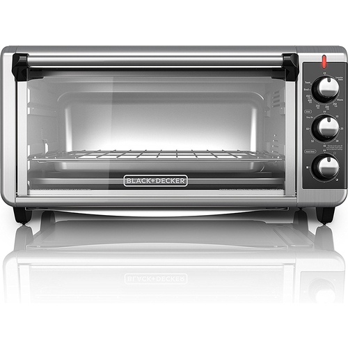 Black & Decker 8-Slice Extra Wide Convection Countertop Toaster Oven - TO3250XSB