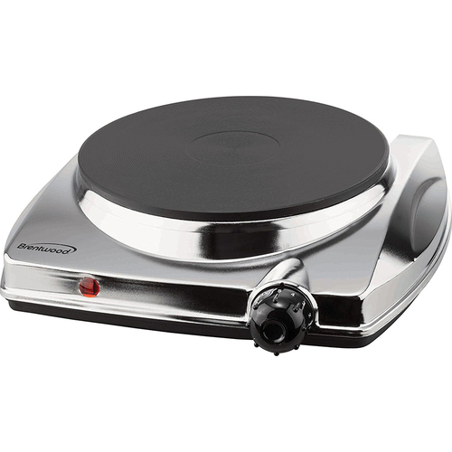 Brentwood Electric Hot Plate 1000W SS