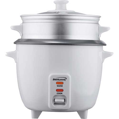 Brentwood Rice Cooker Steamer NS 5Cup