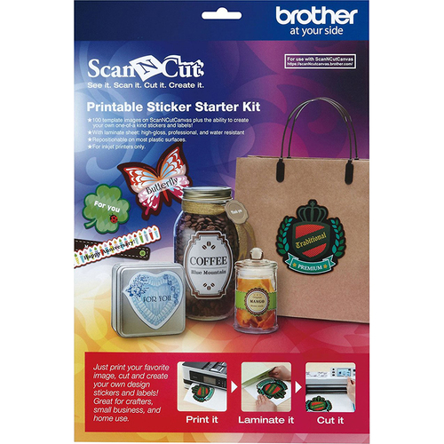 Brother ScanNcut Printable Sticker Kit