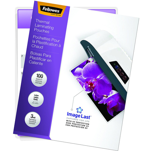 Fellowes Laminating Pouches Letter ImageLast 3 mil 100 pack - 52454