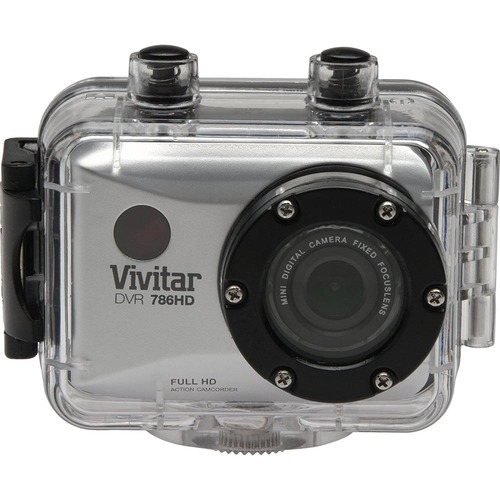 Vivitar HD Action Waterproof Camera / Camcorder - Silver DVR786HD-SIL