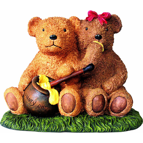 Kelkay Honey Pot Bear Statue - 4481