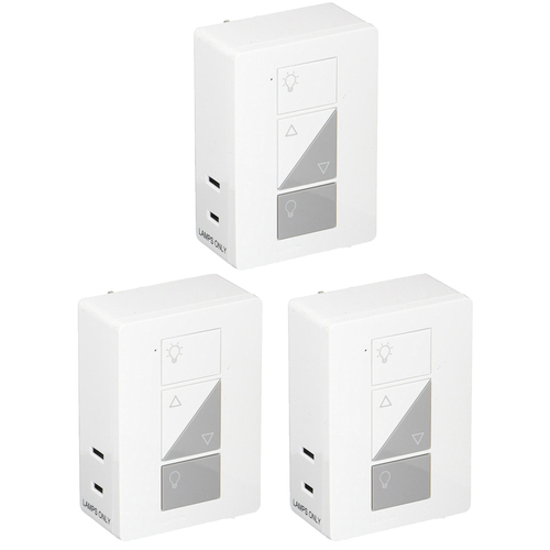 Lutron Caseta Wireless Plug-In Smart Lamp Dimmer White PD-3PCL-WH 3 Pack
