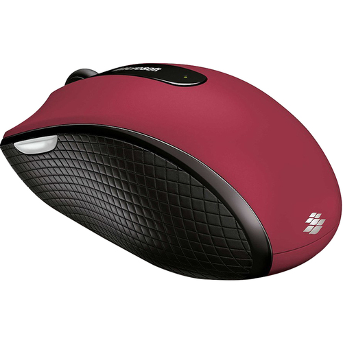 Microsoft Wireless Mobile Mouse 4000 in Red Dark - D5D-00038