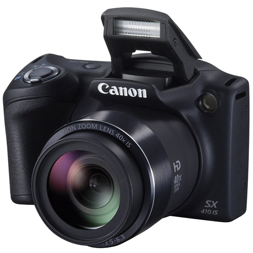 Canon Powershot SX410 IS 20MP 720p HD Black 40x Zoom - OPEN BOX