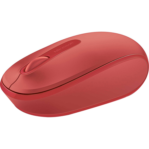 Microsoft 1850 Wireless Mobile Mouse in Flame Red - U7Z-00031