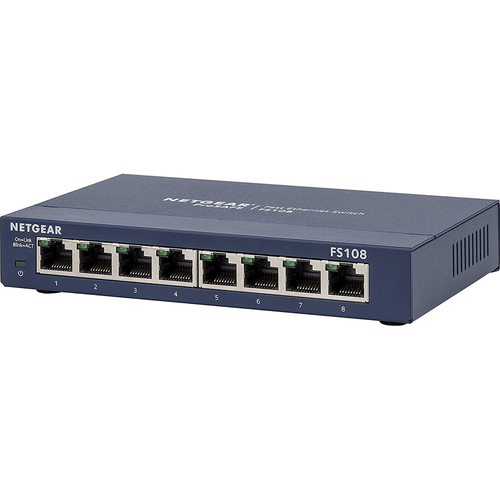 NETGEAR ProSafe 8-Port 10/100MBPS Fast Ethernet Switch - FS108NA