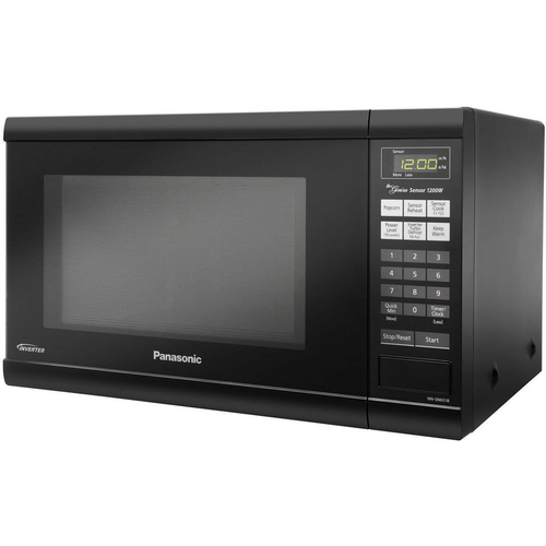 Panasonic 1.2 Cu. Ft. Microwave Oven in Black with Inverter Technology - NN-SN651B