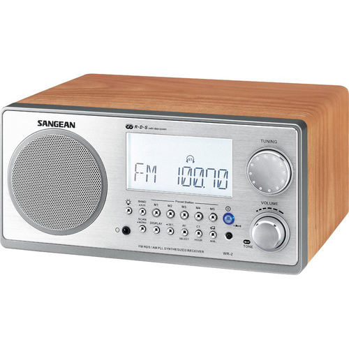 Sangean Analog Cabinet TableTop Radio