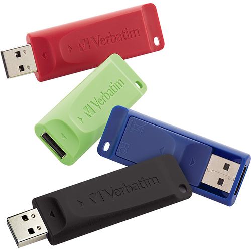 Verbatim 16GB Store 'n' Go USB Flash Drive 4-Pack Multi Color - 99123