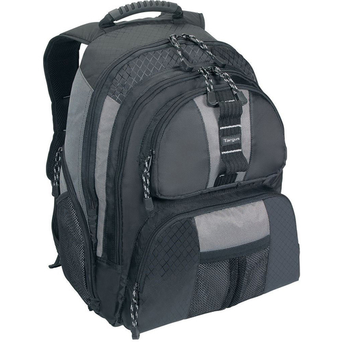 Targus Sport Standard Computer Backpack in Black and Platinum - TSB212