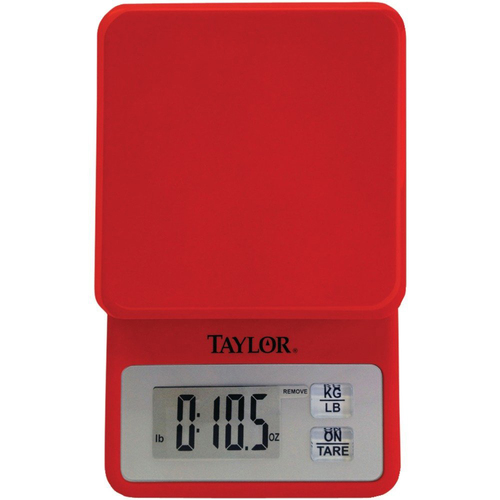 Taylor Compact Kitchen Scale Red