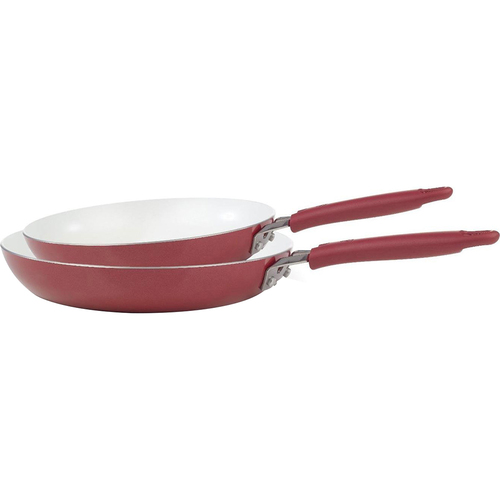 WearEver Pure Living Fry Pan Combo Red