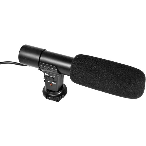 Universal Mini Condenser Shotgun Microphone for Digital Cameras (UM-MIC100)