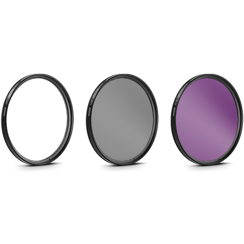 General Brand 67mm UV, Polarizer & FLD Deluxe Filter kit (set of 3 + carrying case)