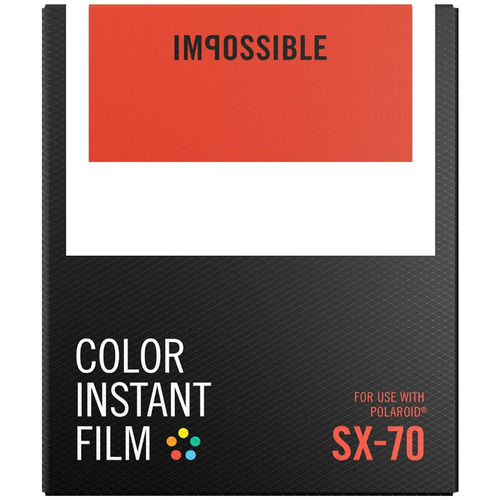 Impossible PRD4512 SX 70 Film - Color - Works with Spectra Cameras
