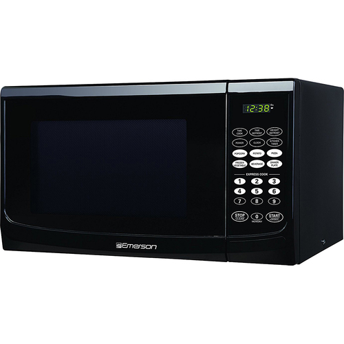 Emerson 0.9 Cubic Feet Microwave Oven in Black - MW9255B