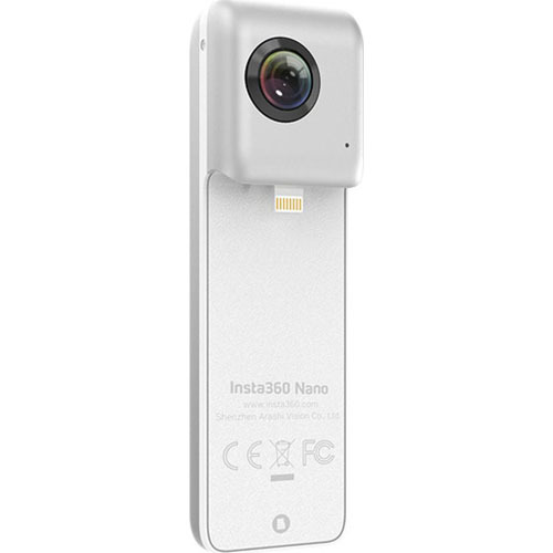 Insta360 Nano 360 Degree Dual Lens VR Camera iPhone 7/7P/6S/6SP/6/6P Silver - OPEN BOX