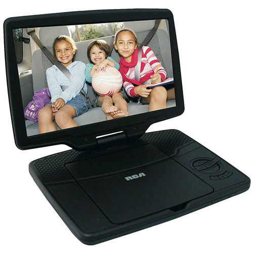 RCA Portable DVD Player 10` Swivel Display, Black Certified Refurbished - DRC98101S
