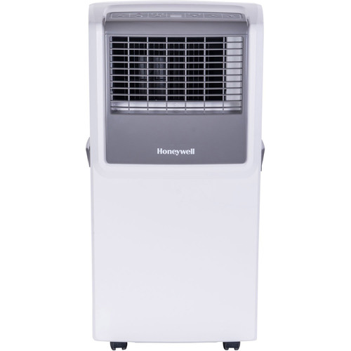 Honeywell MP08CESWW 8,000 BTU Portable Air Conditioner w/ Front Grille&Remote, White/Grey