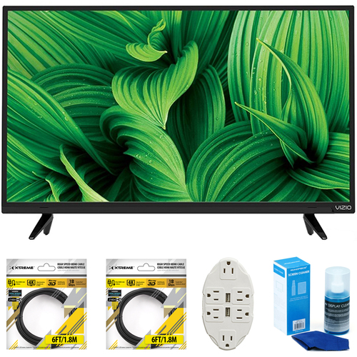 Vizio D-Series 48` Full Array LED TV 2017 Model D48n-E0 with Cleaning Bundle