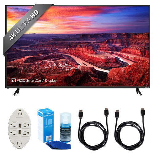 Vizio E-Series 55` LED SmartCast 4K Ultra HDTV (2017) w/ Accessories Bundle