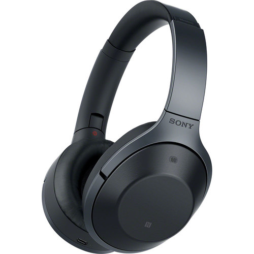 Sony MDR-1000X/B Black Hi-Res Bluetooth Wireless Headphones (Certified Refurbished)
