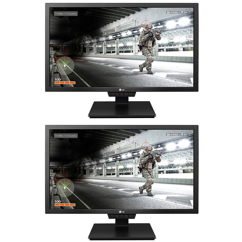 LG 24` Widescreen LED Gaming Monitor 2 Pack