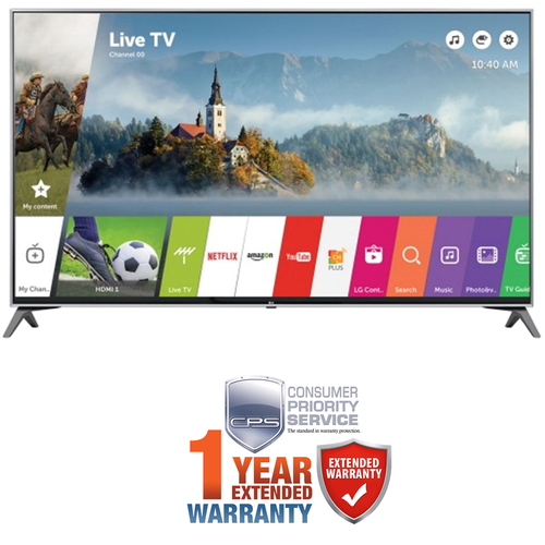 LG 65` UHD 4K LED TV 2017 Model w/ Additional 1 Year Extended Warranty