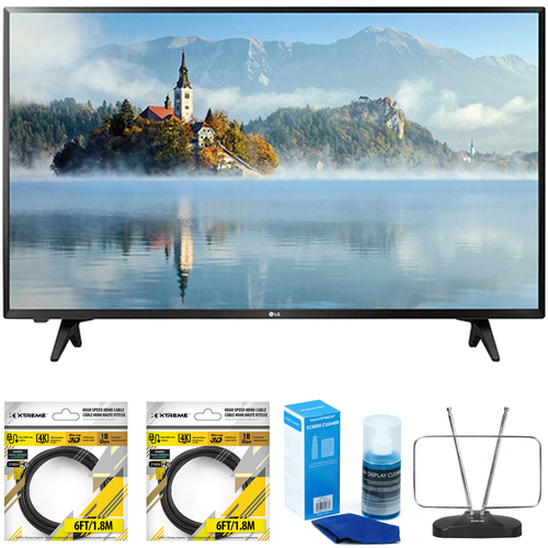 LG 43 inch Full HD 1080p LED TV 2017 Model 43LJ5000 with Cleaning Bundle
