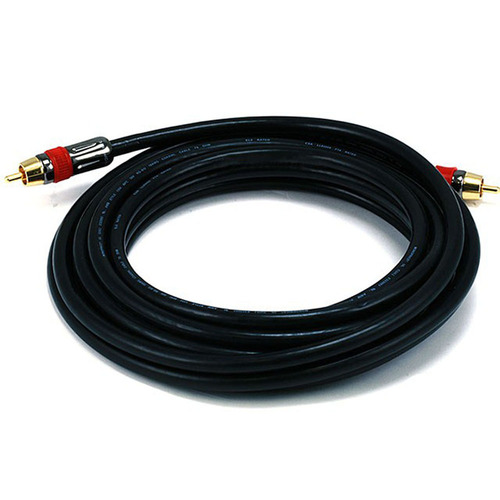 Monoprice 15FT High-Quality Coaxial Audio/Video RCA CL2 Rated Cable 75ohm - 6306