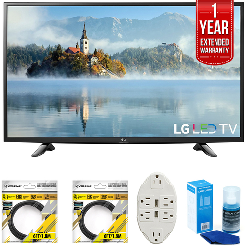 LG 49` 1080p Full HD LED TV 2017 Model 49LJ5100 with Extended Warranty Kit