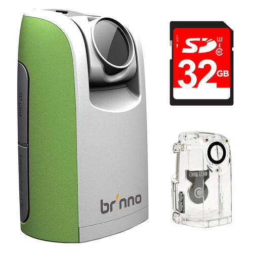 Brinno Time Lapse & Stop Motion HD Video Camera - Green w/ 32GB Bundle