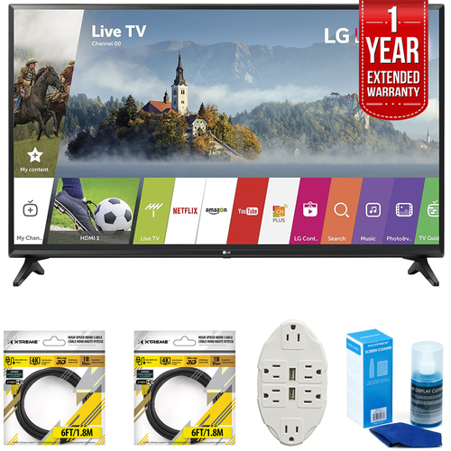 LG 55-inch Full HD Smart TV 2017 Model 55LJ5500 with Extended Warranty Kit
