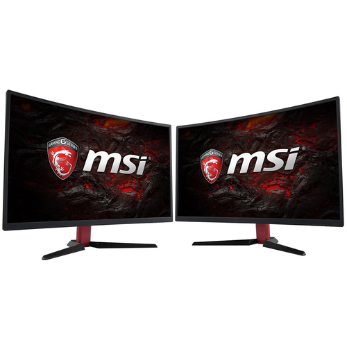 MSI 2-Pack 27` Curved Non-Glare LED Wide Screen 1920 x 1080 Gaming Monitor