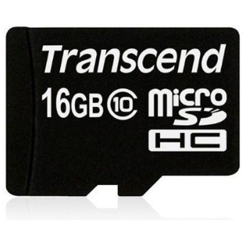 Transcend 16GB Micro SD Memory Card Class 10 - TS16GUSDHC10