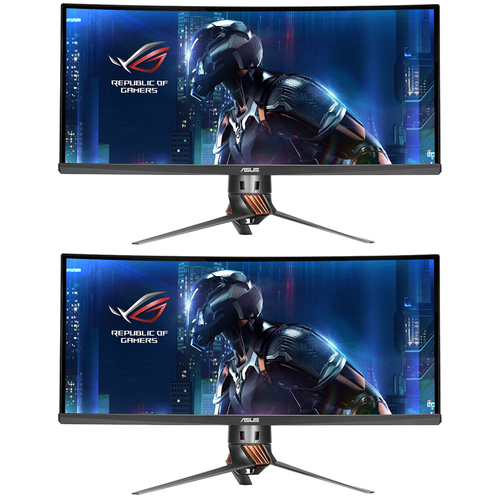 ASUS ROG 34` Ultra-wide Quad HD Swift Curved Gaming Monitor 2 Pack