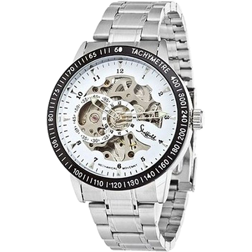 Sheffield Classic Collection Mens Automatic Silver  Watch - 72087 - OPEN BOX