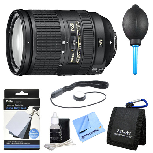 Nikon AF-S DX NIKKOR 18-300mm f/3.5-5.6G ED VR (2196) Lens Kit Bundle