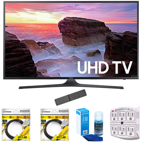 Samsung 65` 4K Ultra HD Smart LED TV 2017 Model with Cleaning Bundle