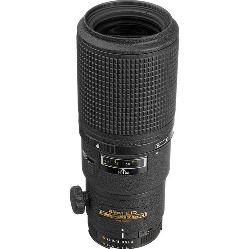 Nikon 200mm F/4D AF Micro Nikkor Lens, With Nikon 5-Year USA Warranty